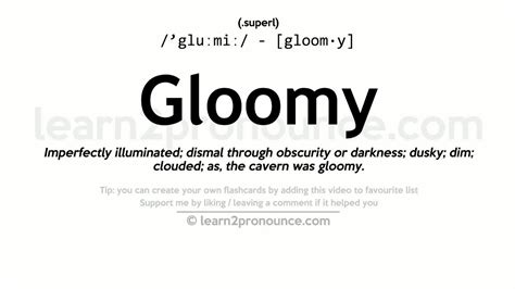 gloomy in tagalog|Gloom Meaning .